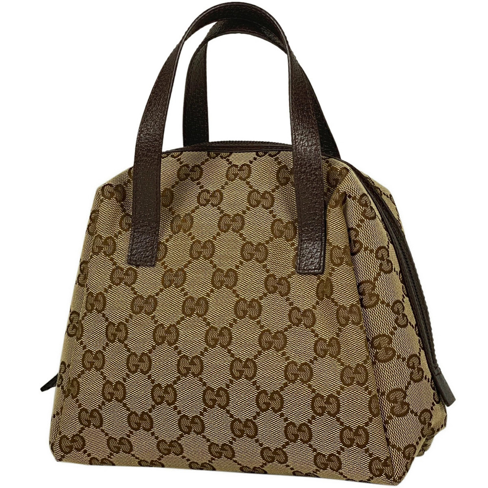 Gucci GG handbag Clutch canvas brown